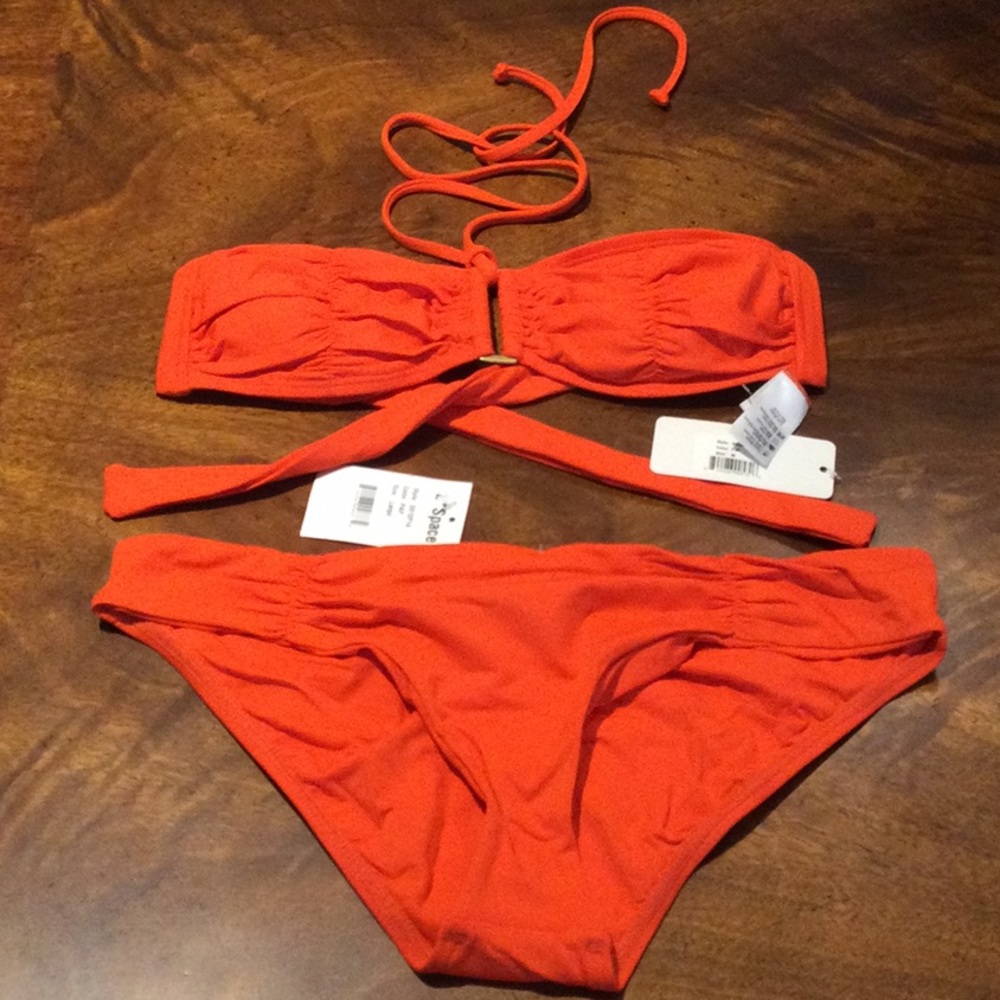 NWT $160 L SPACE PAPRIKA MEDIUM LARGE BIKINI